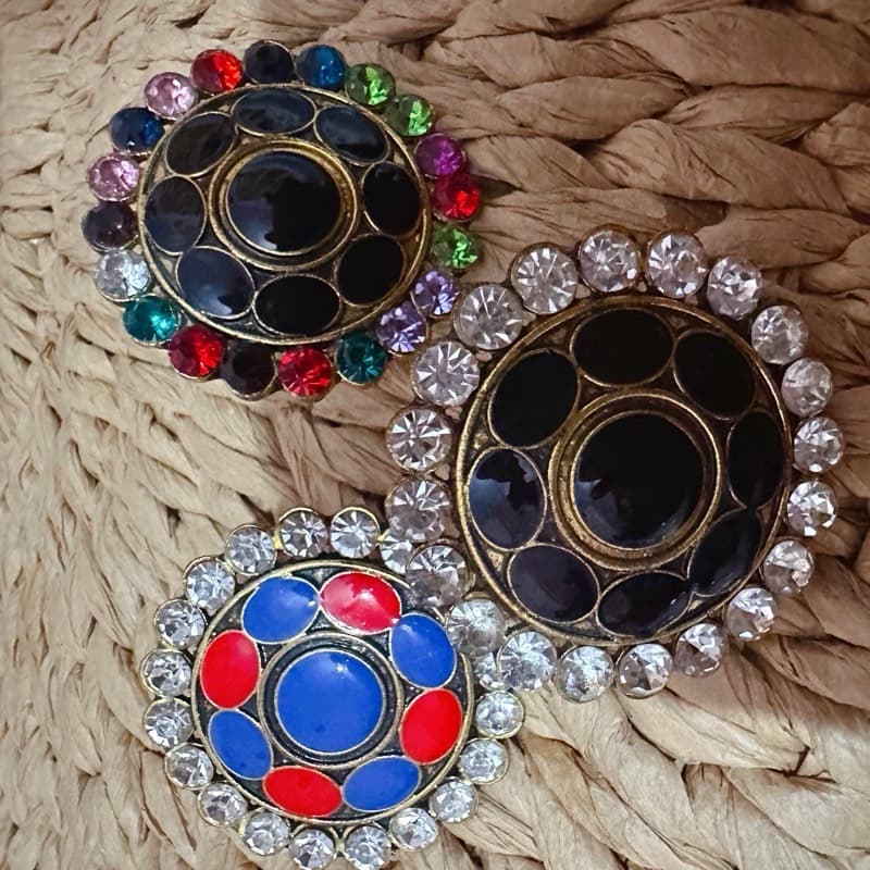 Rajistani style multi colour ring