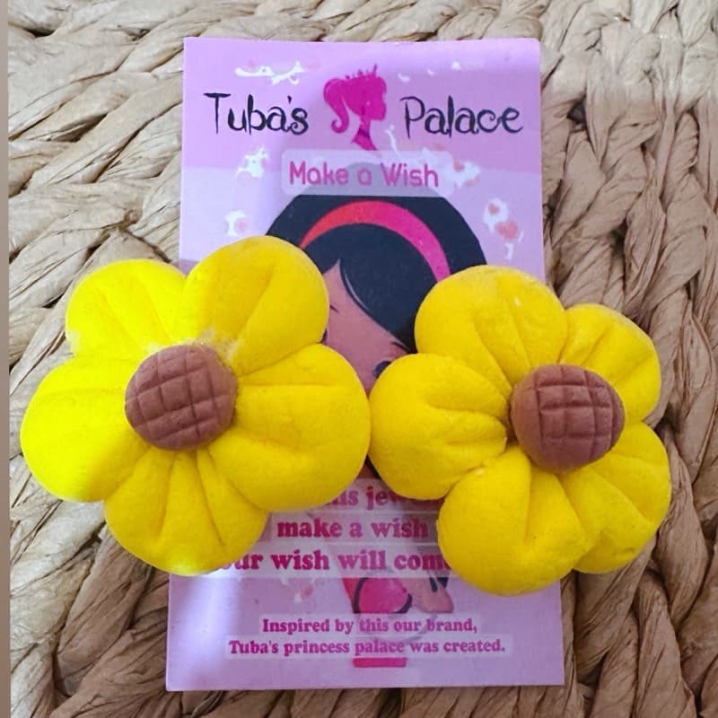 sun flower earings