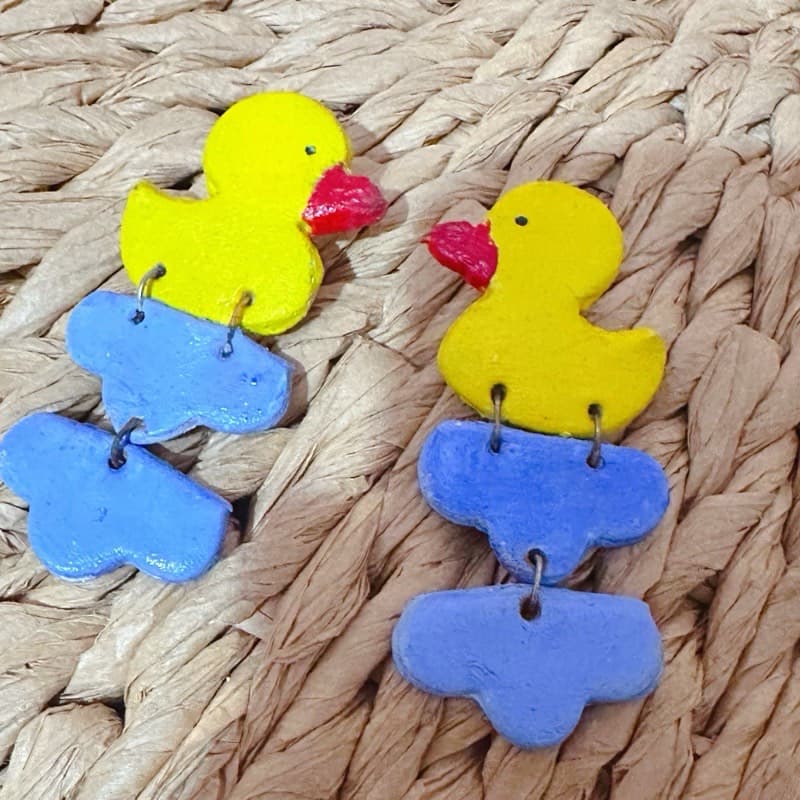 Duck Earrings