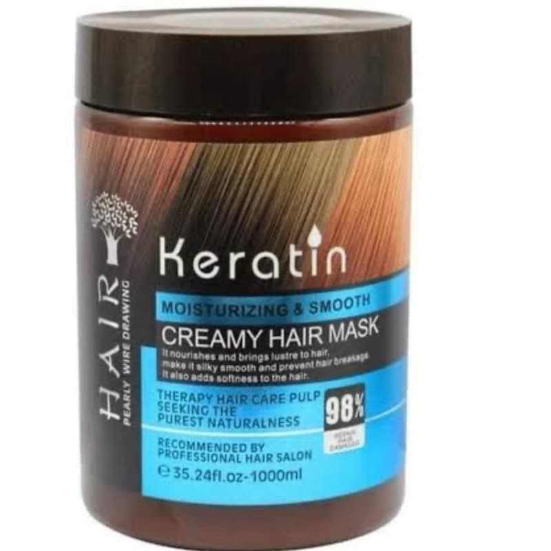 Keratin MOISTURIZING & SMOOTH CREAMY HAIR MASK
