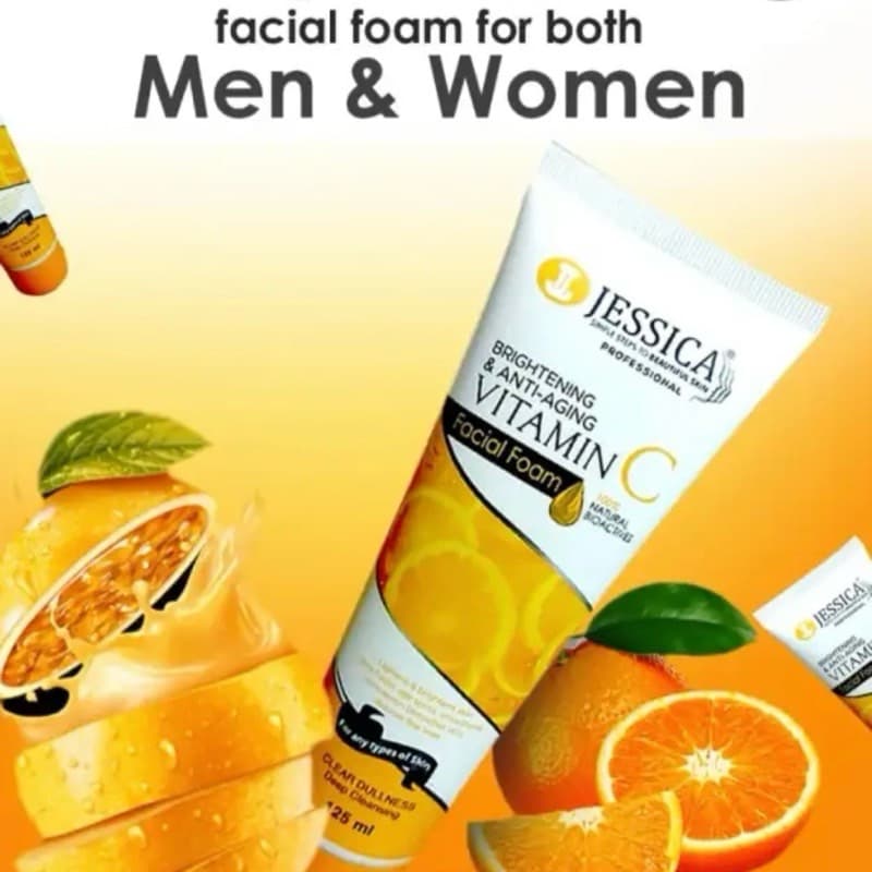 jessica vitamin c facial foam